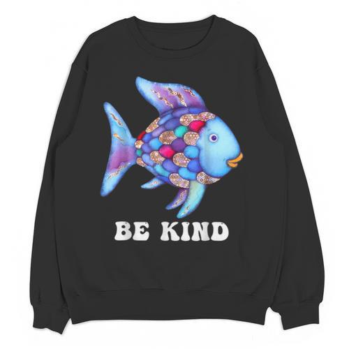 Be Kind Rainbow Fish Teacher Life Teaching Back To School Unisex Sweatshirt - teacherstshirts.com