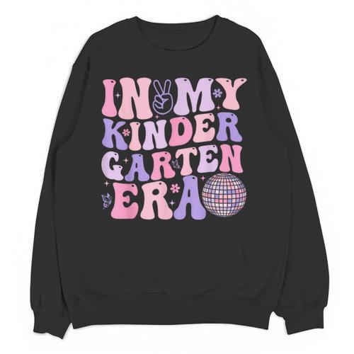 In My Kindergarten Era Teacher Kids Back To School Kinder Unisex Sweatshirt - teacherstshirts.com CA