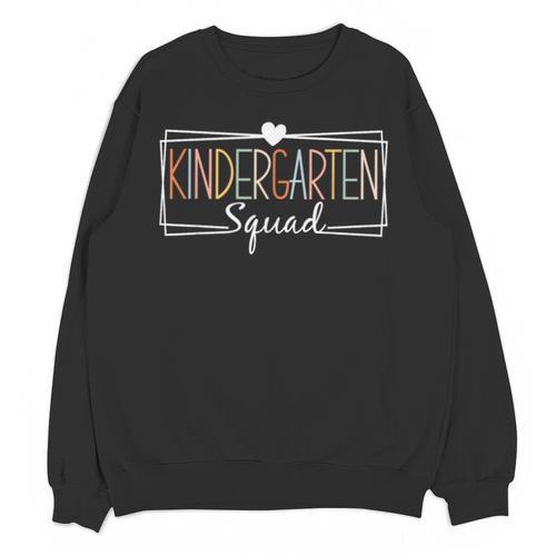 Kindergarten Squad Teachers Kids Kindergarten Back To School Unisex Sweatshirt - teacherstshirts.com DE