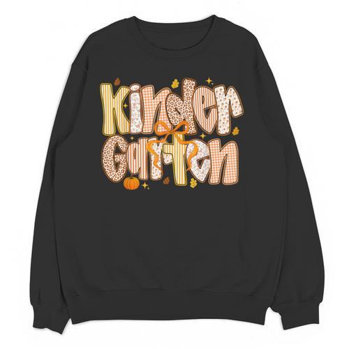 Kindergarten Teacher Fall Pumpkin Autumn Cute Unisex Sweatshirt - teacherstshirts.com AU