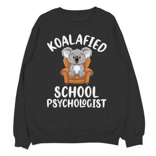 Koalafied School Psychologist Koala Lover Psychology Teacher Unisex Sweatshirt - teacherstshirts.com AU