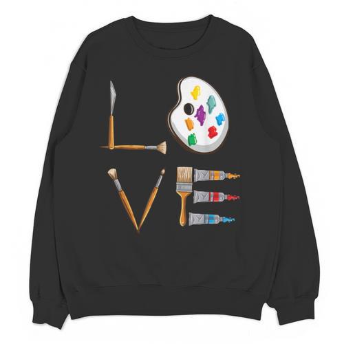 Love Art For Artist Art Teacher Unisex Sweatshirt - teacherstshirts.com
