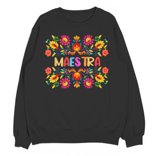 Maestra Cinco De Mayo Spanish Mexican Teacher Unisex Sweatshirt - teacherstshirts.com UK