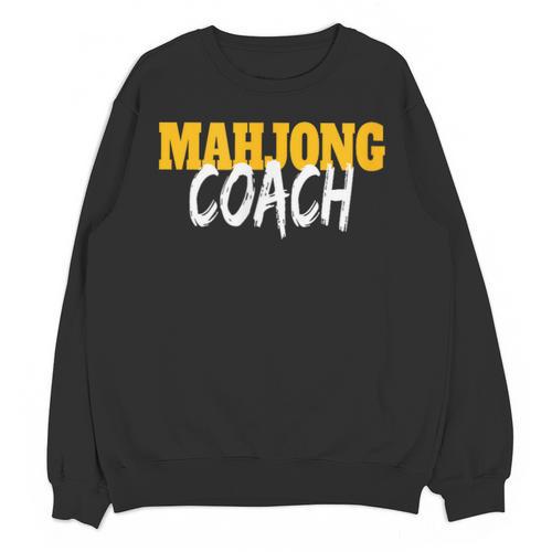 Mahjong Coach Coaching Trainer Teacher Unisex Sweatshirt - teacherstshirts.com DE