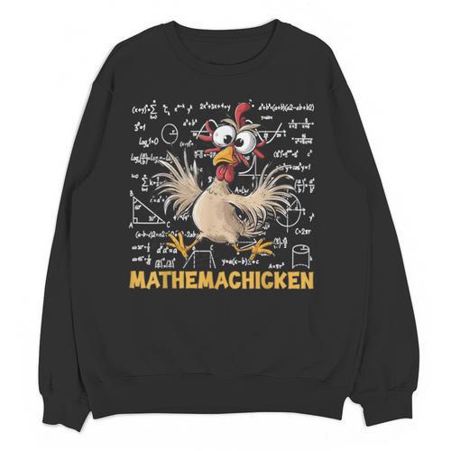 Mathemachicken Chicken Math Teacher Back To School Unisex Sweatshirt - teacherstshirts.com AU