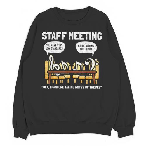 Music Theory Musician Music Teacher Musical Notes For Men Women Girls Kids Unisex Sweatshirt - teacherstshirts.com CA
