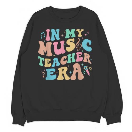 In My Music Teacher Era Back To School Squad Music Teacher Unisex Sweatshirt - teacherstshirts.com