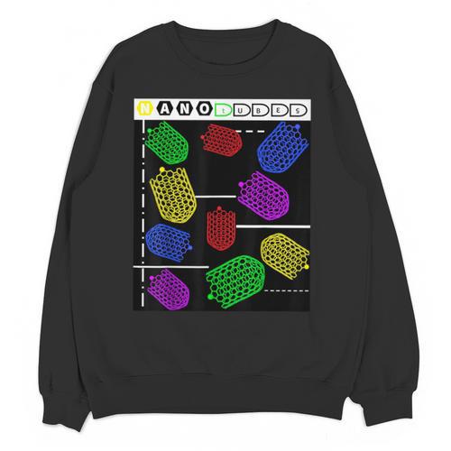 Nerdy Forms Nanotubes Chemistry Teacher Geek Unisex Sweatshirt - teacherstshirts.com