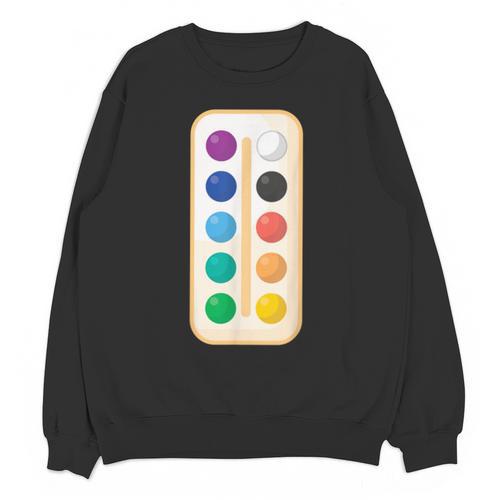 Paint Palette ArtSet Halloween Costume For Teachers Students For Men Women Kids Unisex Sweatshirt - teacherstshirts.com AU