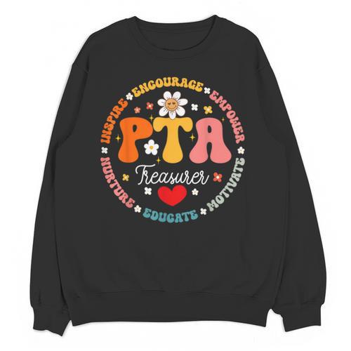 Parents Teacher Association Team Supporter PTA Treasurer For Men Women Girls Kids Unisex Sweatshirt - teacherstshirts.com CA