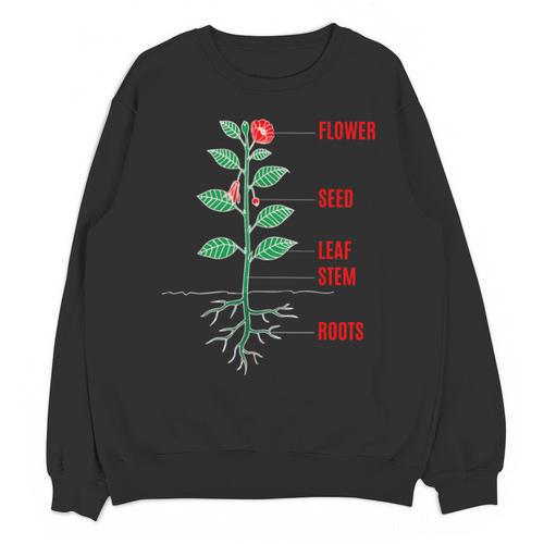 Parts Of a Plant Science For Teachers Kids And Students Unisex Sweatshirt - teacherstshirts.com DE