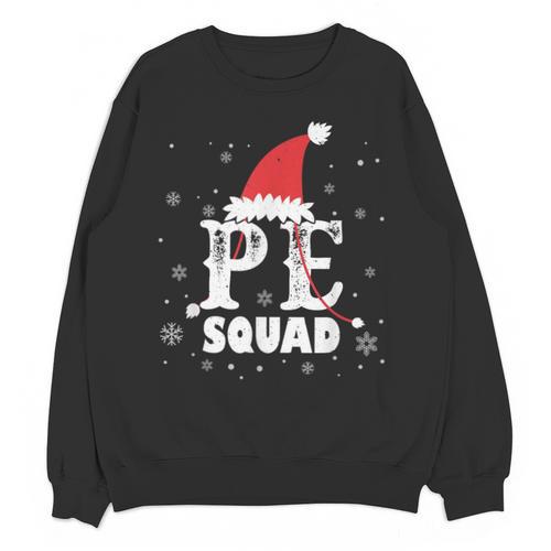 PE Squad Christmas PE Teacher Matching Xmas Unisex Sweatshirt - teacherstshirts.com AU