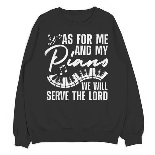 Piano Player Art For Men Women Pianist Piano Teacher Unisex Sweatshirt - teacherstshirts.com AU