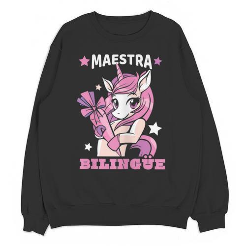 Pink Unicorn Spanish Teacher Regalos Para Bilingue Teacher Unisex Sweatshirt - teacherstshirts.com AU