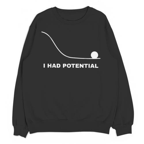 I Had Potential Physics Science Physics Teachers Students Unisex Sweatshirt - teacherstshirts.com UK