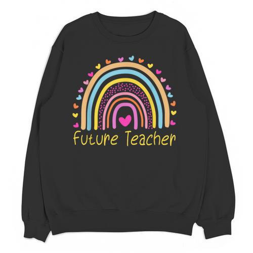 Pre-K Preschool Kindergarten Future Teacher Rainbow Unisex Sweatshirt - teacherstshirts.com CA