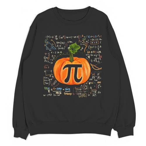 Pumpkin Pi Math Teacher Halloween Pumpkin Pi Unisex Sweatshirt - teacherstshirts.com AU