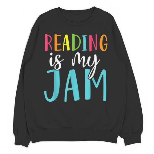 Reading Is My Jam Back To School Teacher Unisex Sweatshirt - teacherstshirts.com AU