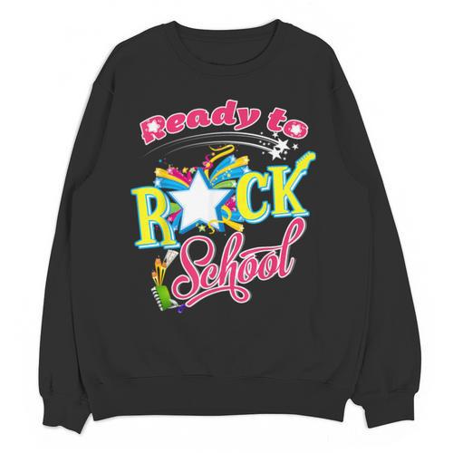 Ready To Rock School Shirt Students And Teachers Unisex Sweatshirt - teacherstshirts.com
