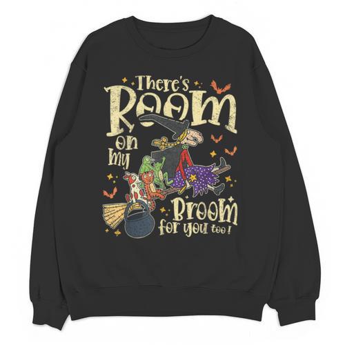 There's Room On My Broom For You Too Teacher Halloween Unisex Sweatshirt - teacherstshirts.com AU