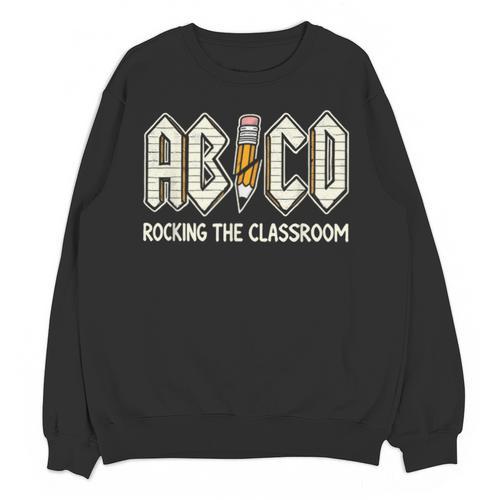 Retro Abcd Teacher Novelty Back To School Teacher Unisex Sweatshirt - teacherstshirts.com DE
