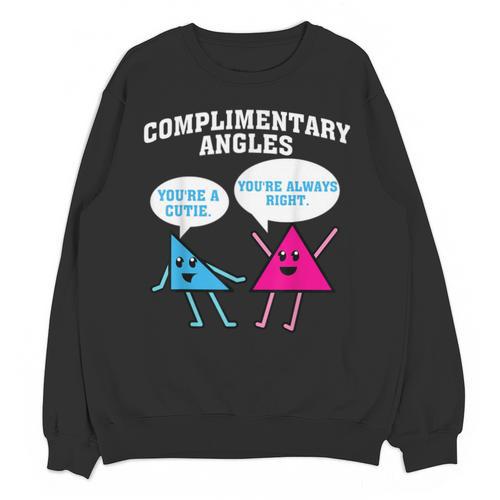 Right Acute Triangle Math Teacher Cool Geometry Unisex Sweatshirt - teacherstshirts.com