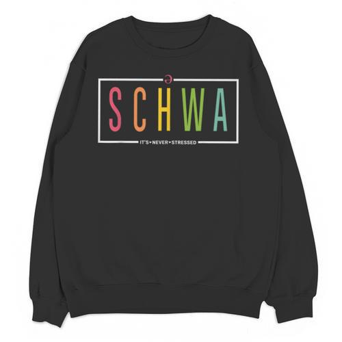 Schwa Teacher Reading Literacy For English Grammar Teachers Unisex Sweatshirt - teacherstshirts.com DE