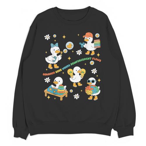 Silly Goose Behavior Analyst RBT ABA Therapy SPED Teacher Unisex Sweatshirt - teacherstshirts.com
