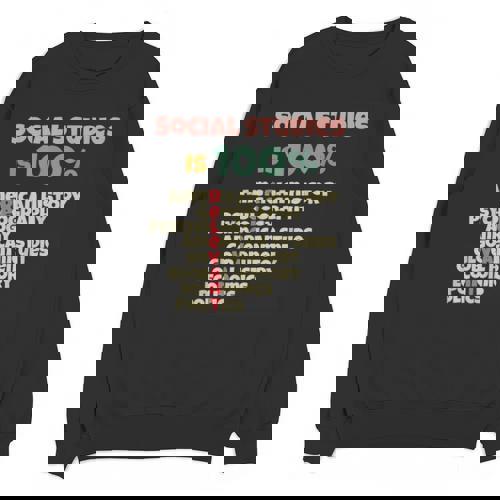 Social Studies Is Relevant History Teacher History Buff Unisex Sweatshirt - teacherstshirts.com