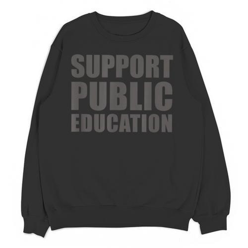 Support Public Education Protect Teachers Students Schools Unisex Sweatshirt - teacherstshirts.com UK
