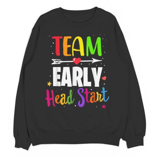 Teacher Early Childhood Education Preschool Head Start Crew Unisex Sweatshirt - teacherstshirts.com
