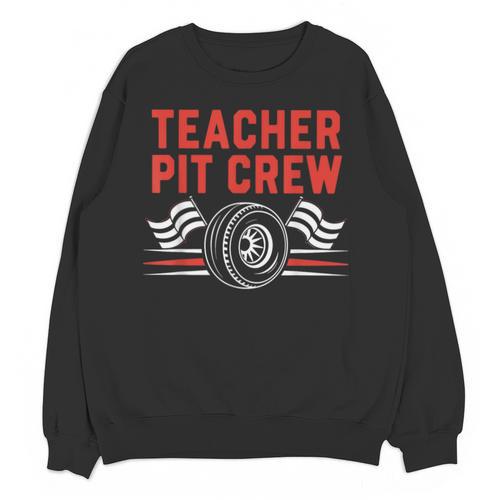 Teacher Pit Crew Race Car Driver Costume Men Women Kids Unisex Sweatshirt - teacherstshirts.com