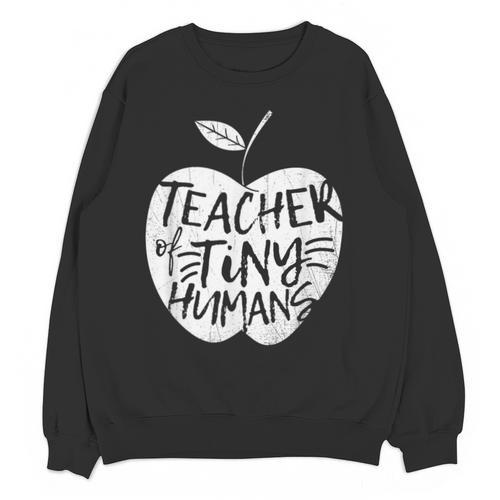 Teacher Of Tiny Humans Preschool Kindergarten Teacher Unisex Sweatshirt - teacherstshirts.com CA
