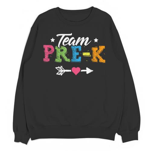 Team Pre-K Shirt PreSchool Teacher Student Back To School Unisex Sweatshirt - teacherstshirts.com