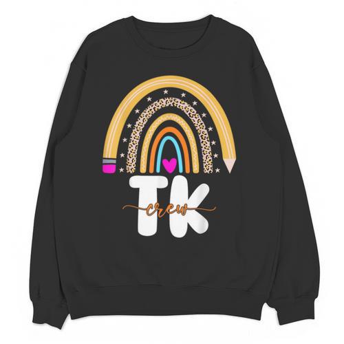 Team TK Transitional Kindergaten TK Crew Squad Teacher Kids Unisex Sweatshirt - teacherstshirts.com DE
