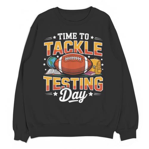 Test Day State Football Tackle Testing Day Sports Teacher Unisex Sweatshirt - teacherstshirts.com