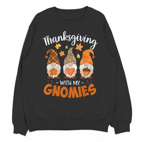 Thanksgiving Shirts For Women With My Gnomies Teachers Gnome Unisex Sweatshirt - teacherstshirts.com UK