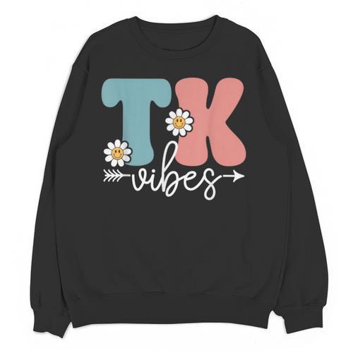 TK Vibes Back To School Teachers Students TK Team Unisex Sweatshirt - teacherstshirts.com AU