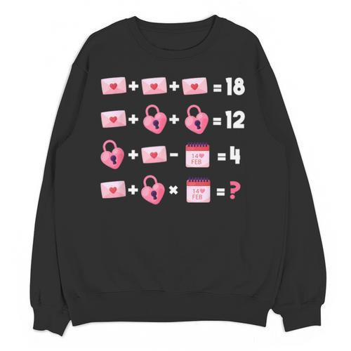 Valentines Day Order Of Operations Valentines Math Teacher Unisex Sweatshirt - teacherstshirts.com UK
