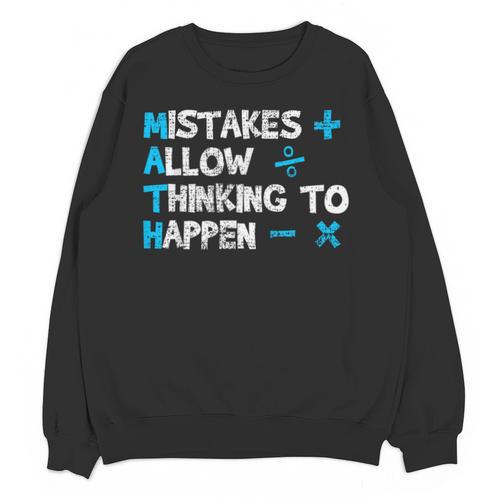 Vintage Math Teacher Saying Unisex Sweatshirt - teacherstshirts.com DE