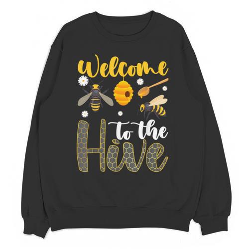 Welcome To The Hive Bee Teacher Back To School Unisex Sweatshirt - teacherstshirts.com