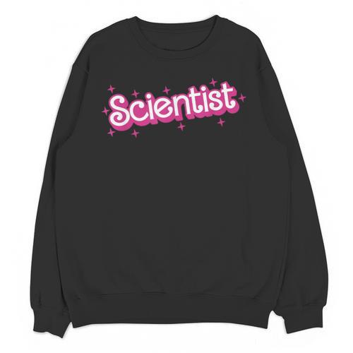 Women Retro Pink Scientist Science Teacher Back To School Unisex Sweatshirt - teacherstshirts.com