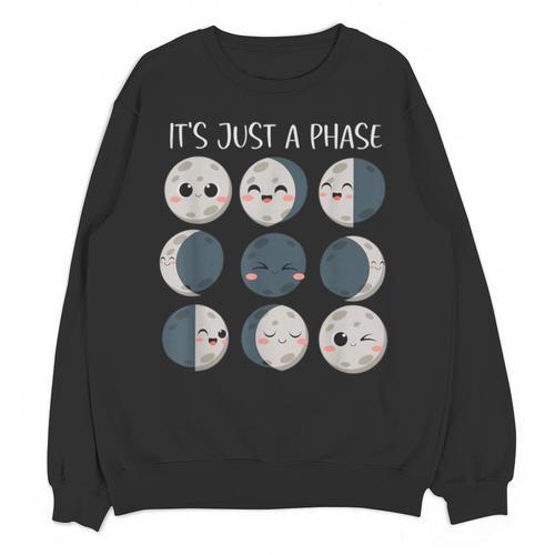 Women Science Teacher Moon Phases Scientist Back To School Unisex Sweatshirt - teacherstshirts.com