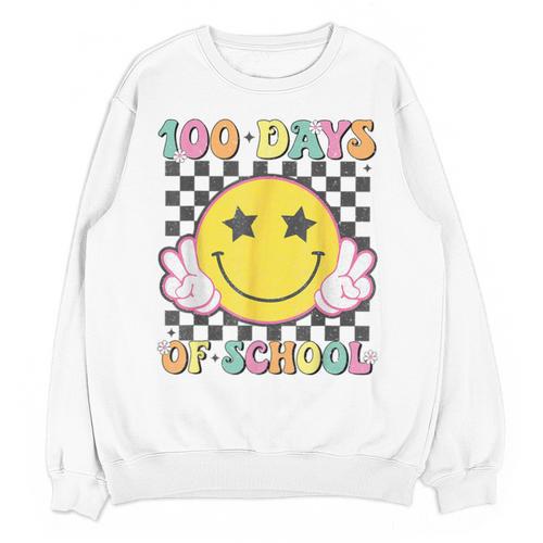 100th Day Of School Teacher Kids 100 Days Of School Unisex Sweatshirt - teacherstshirts.com