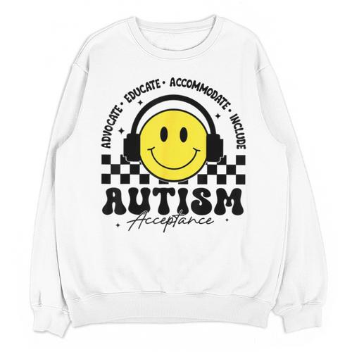 Autism Awareness Acceptance Special Education Teacher Kids Unisex Sweatshirt - teacherstshirts.com