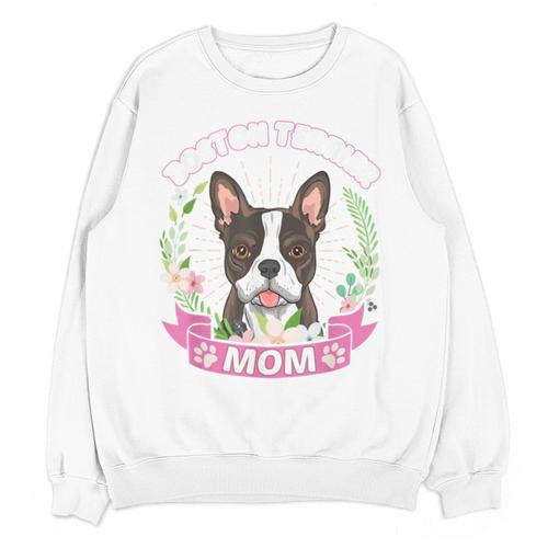 Boston Terrier Mom Mother's Day Unisex Sweatshirt - Bostonterriersmerch.com