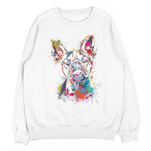 Boston Terrier Splash Unisex Sweatshirt - Bostonterriersmerch.com