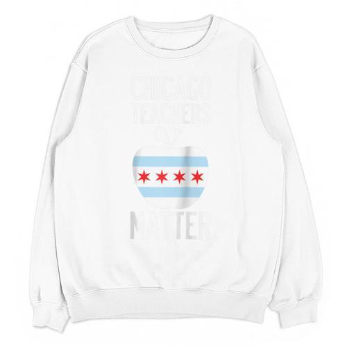 Chicago Teachers Matter Support Union Education Red For Ed Raglan Baseball Tee Unisex Sweatshirt - teacherstshirts.com AU