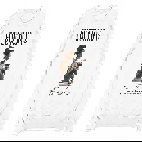 Education Is Freedom Teacher Books Black History Month Unisex Sweatshirt - teacherstshirts.com