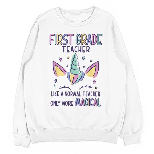 First Grade Teacher Definition Unisex Sweatshirt - teacherstshirts.com DE